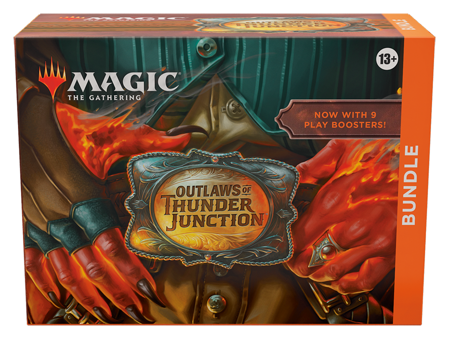 MTGOTJ_EN_BndlOtrBx_01_02 MTG: Forajidos de Cruce de Truenos - Bundle Pack (Inglés) - Imagen 1