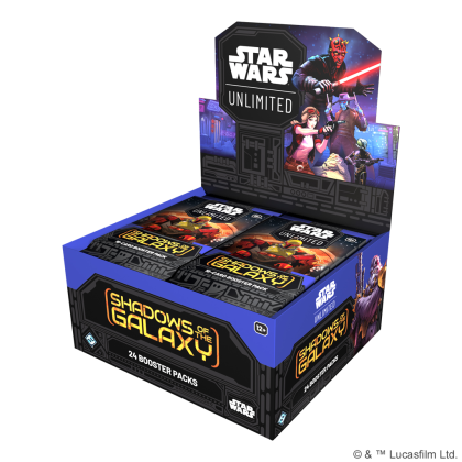 Star Wars: Sombras de la Galaxia / Shadows of the Galaxy - Caja de 24 sobres de juego (Inglés / Español)