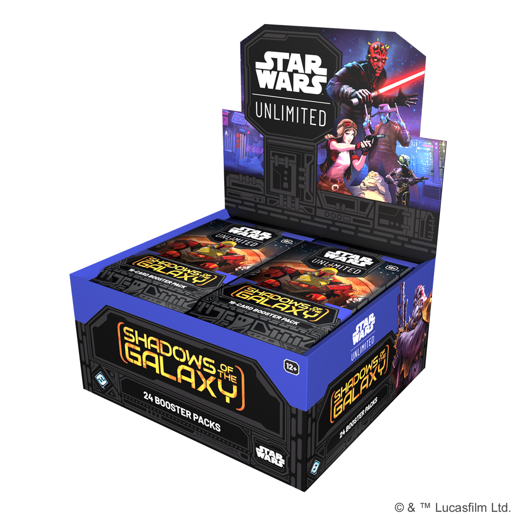 cajaEN Star Wars: Sombras de la Galaxia / Shadows of the Galaxy - Caja de 24 sobres de juego (Inglés / Español) - Imagen 1