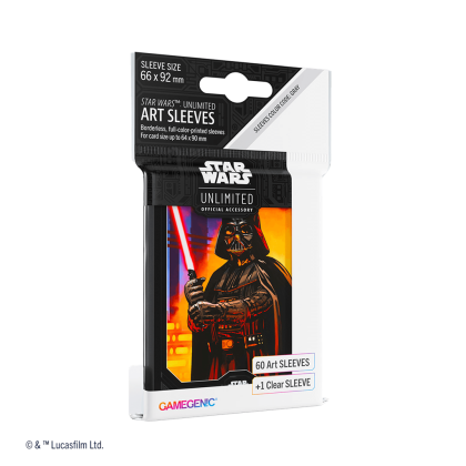 Star Wars Unlimited: Paquete de 60 fundas oficiales Darth Vader