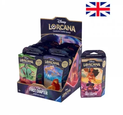 Disney Lorcana: Baraja de juego The First Chapter (3 Versiones a elegir - Inglés)