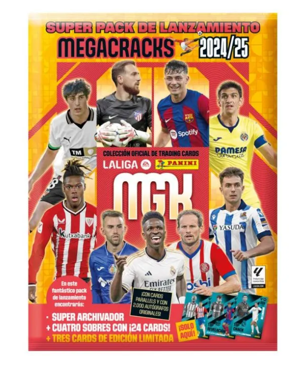 MEGACRACKS 24-25 STARTER PACK Starter Pack Megacracks La Liga 2024/25 - Imagen 1