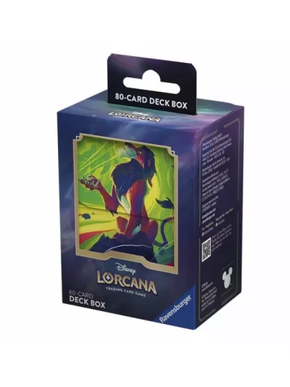 Disney Lorcana: Caja de mazo oficial Azurite Seas - Scar
