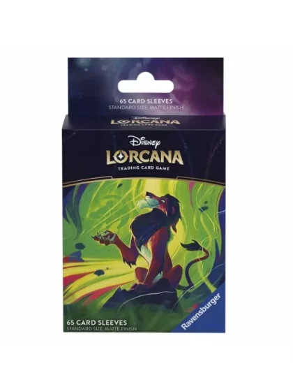 Disney Lorcana: Pack 65 fundas oficiales Azurite Seas - Scar