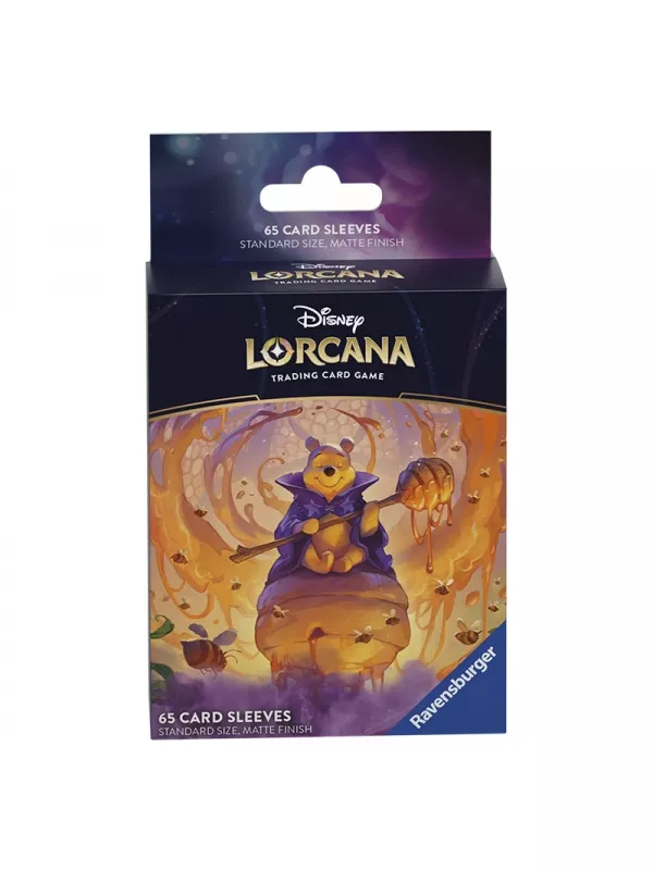 fundaswinnie1 Disney Lorcana: Pack 65 fundas oficiales Azurite Seas - Winnie the Pooh - Imagen 1