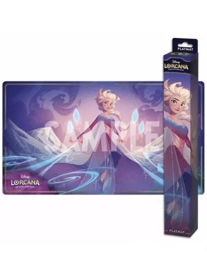 Disney Lorcana: Tapete de juego oficial Azurite Seas - Elsa the fifth Spirit