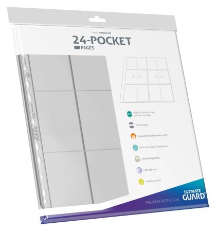 Ultimate Guard: 24-Pocket Pages (Transparentes)