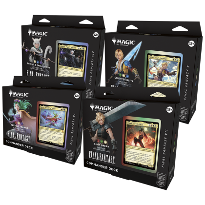 MTG: Final Fantasy - Commander: Mazos individuales - Versión a elegir (Inglés/Español)