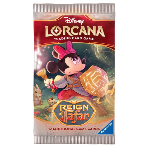 58b5bad2bc514e59a3792ca9f43ea2d9_Large Disney Lorcana: Sobre de Reign of Jafar - Imagen 1