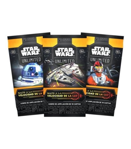 Star Wars: Salto a la Velocidad de la Luz-Jump to Lightspeed - Sobres de juego de 16 cartas aleatorias (Inglés / Español)
