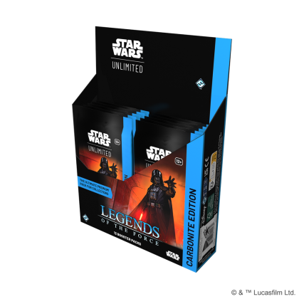 Star Wars: Leyendas de la Fuerza / Legends of the Force - Caja de 12 sobres Carbonite (Inglés)