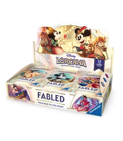 Disney Lorcana: Fabled - 4 Caja de 24 Sobres / Case sellado de 4 cajas (Inglés)