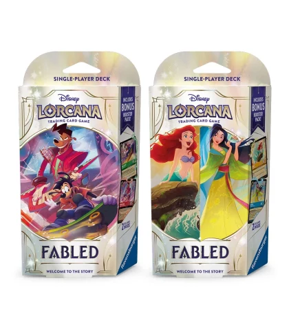 Disney Lorcana: Fabled - Baraja de Juego (2 Versiones a elegir - Inglés)