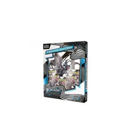 Pokémon: Colección álbum / Album collection con 5 sobres Fulgor Negro (Español)