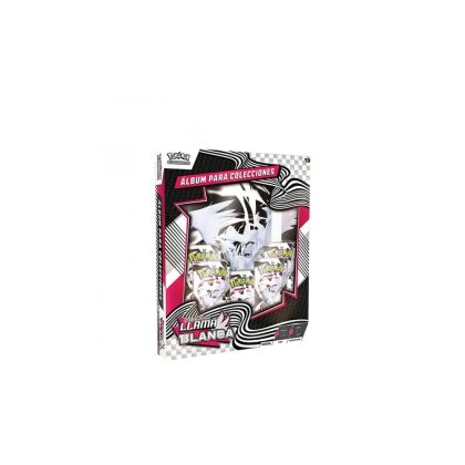 Pokémon: Colección álbum / Album collection con 5 sobres Llama Blanca (Español)