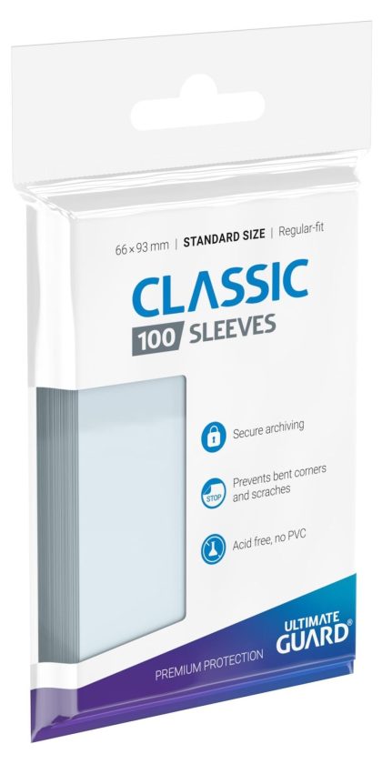 Ultimate Guard Classic Soft Sleeves 100 unidades (Transparente)