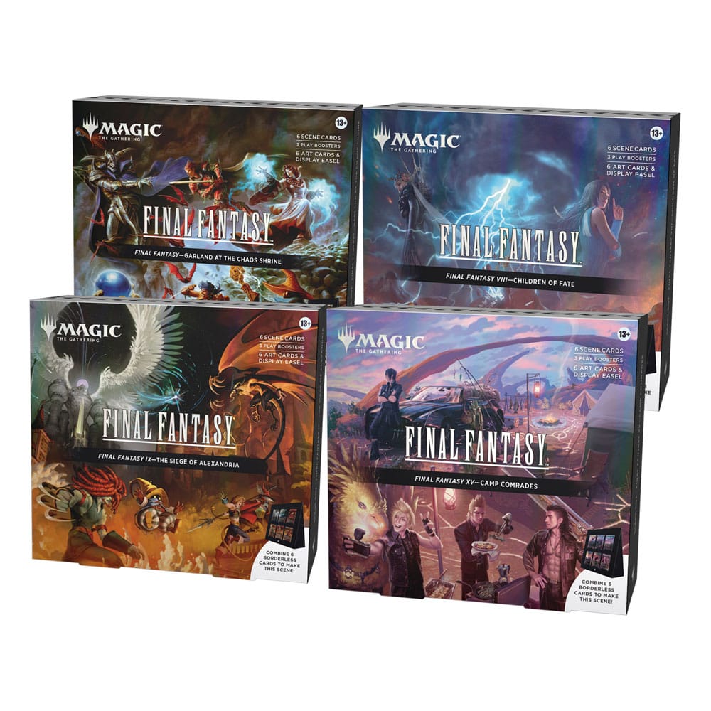 sceneboxTODAS MTG Magic: Final Fantasy - Pack de 4 Cajas de escenas (Inglés) - RESERVA/PREORDER - Imagen 1