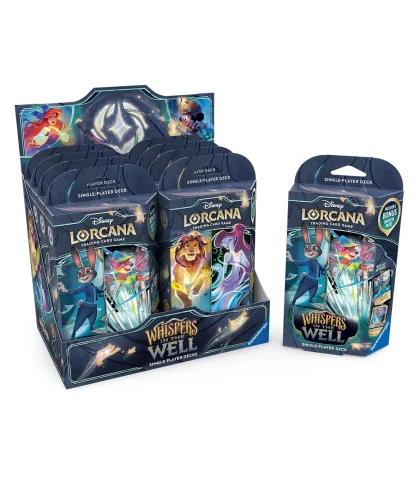 Disney Lorcana: Whispers in the Well  - Baraja de Juego (2 Versiones - Inglés)