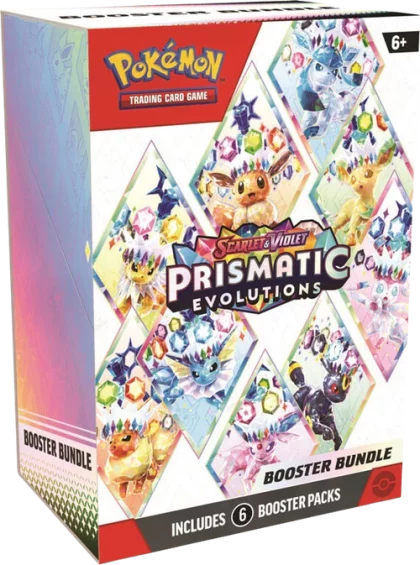 Pokemon: Pack Bundle de 6 sobres Prismatic Evolutions (Inglés)