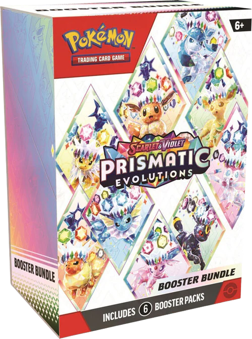 prismaticbundle Pokemon: Pack Bundle de 6 sobres Prismatic Evolutions (Inglés) - Image 1