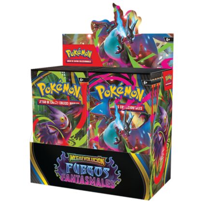 Pokemon: Caja de 36 sobres Fuegos Fantasmales (Español)