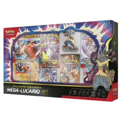 Pokemon: Coleccion Mega Lucario EX con Figura (Español)